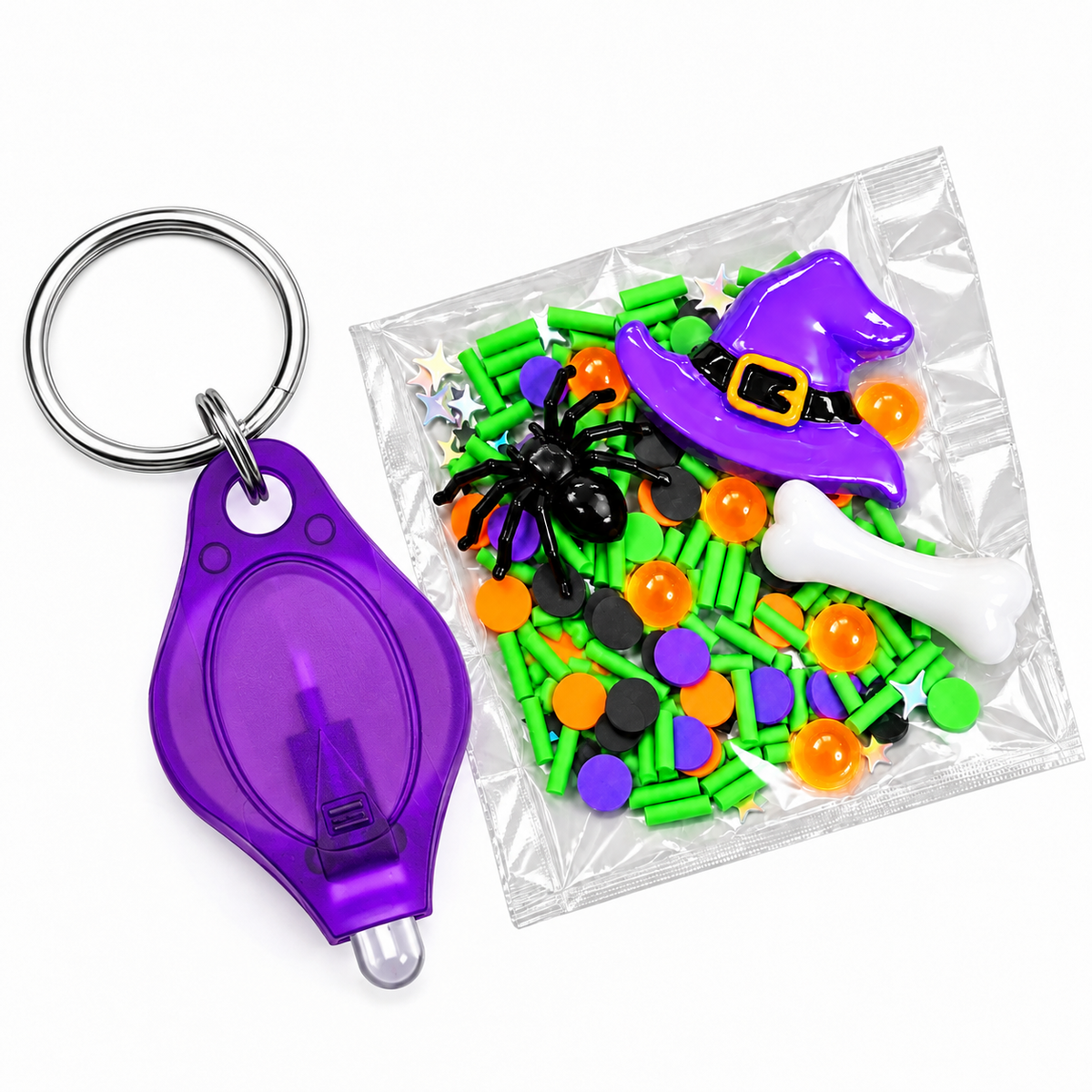 Witchy Boba Clear Pigment Slime – Grape Scented Halloween Slime