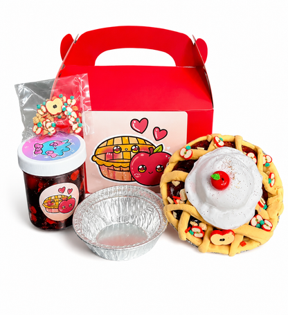 Apple Pie Slime Kit – DIY Butter Slime with Clay & Charms