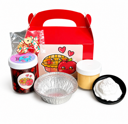 Apple Pie Slime Kit – DIY Butter Slime with Clay & Charms
