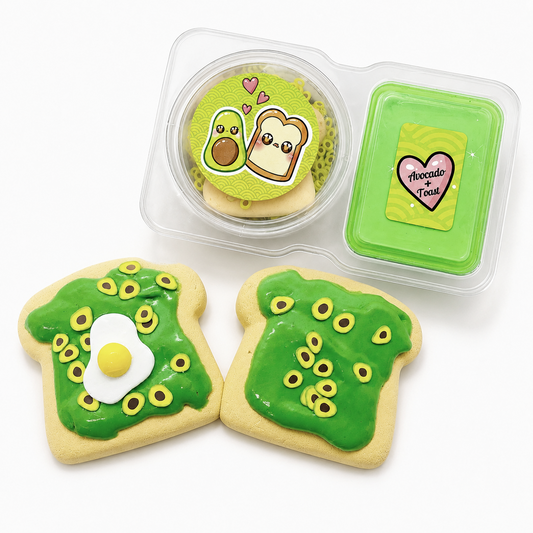 Avocado Toast Slime Kit – DIY Butter Slime with Clay & Toppings