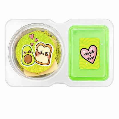 Avocado Toast Slime Kit – DIY Butter Slime with Clay & Toppings