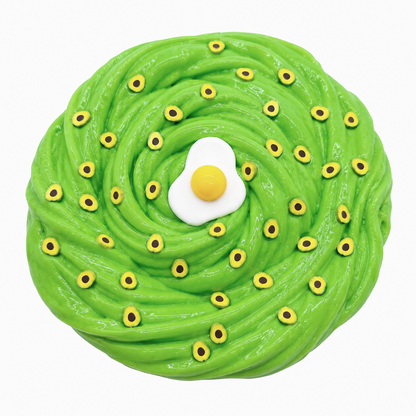 Avocado Toast Slime Kit – DIY Butter Slime with Clay & Toppings