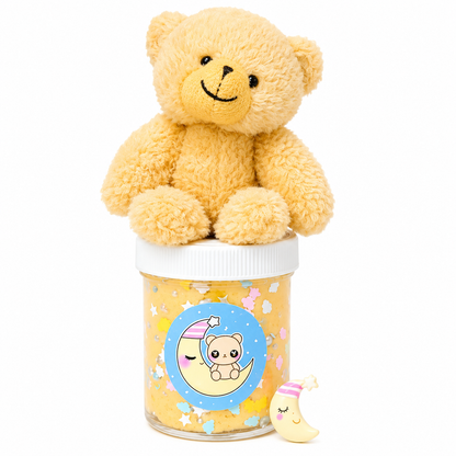 Beary Sleepy Cloud Slime – Fluffy Slime with Plush & Charm