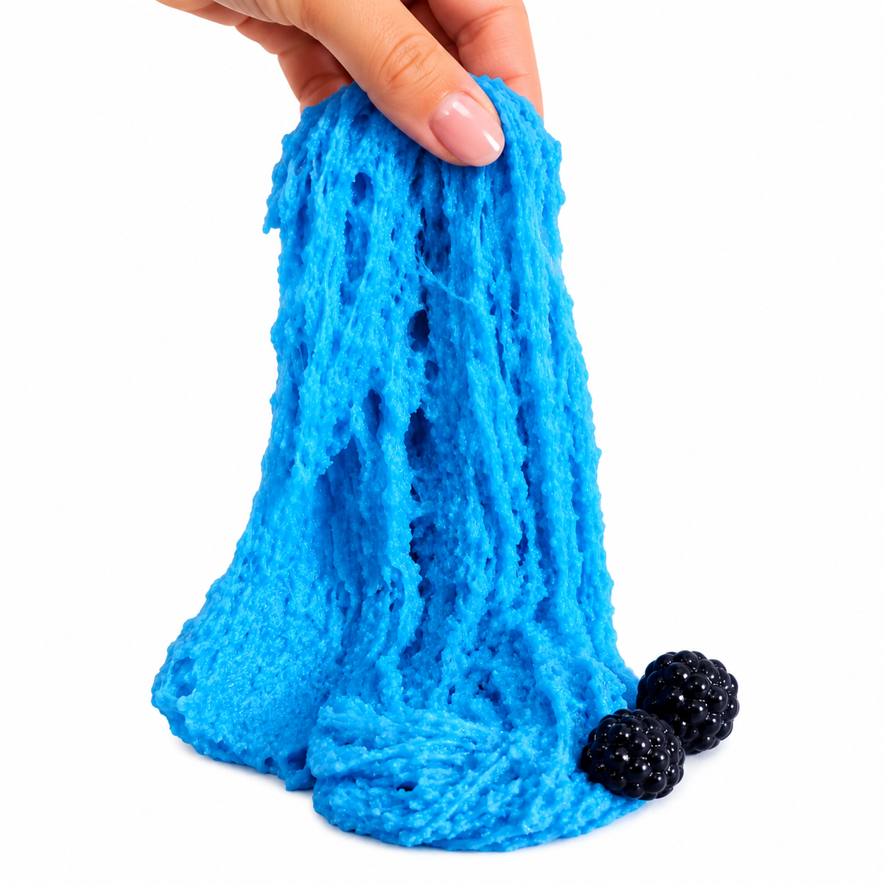 Blue Raspberry Slushy Slime – Crunchy Snowfizz Slime Scented