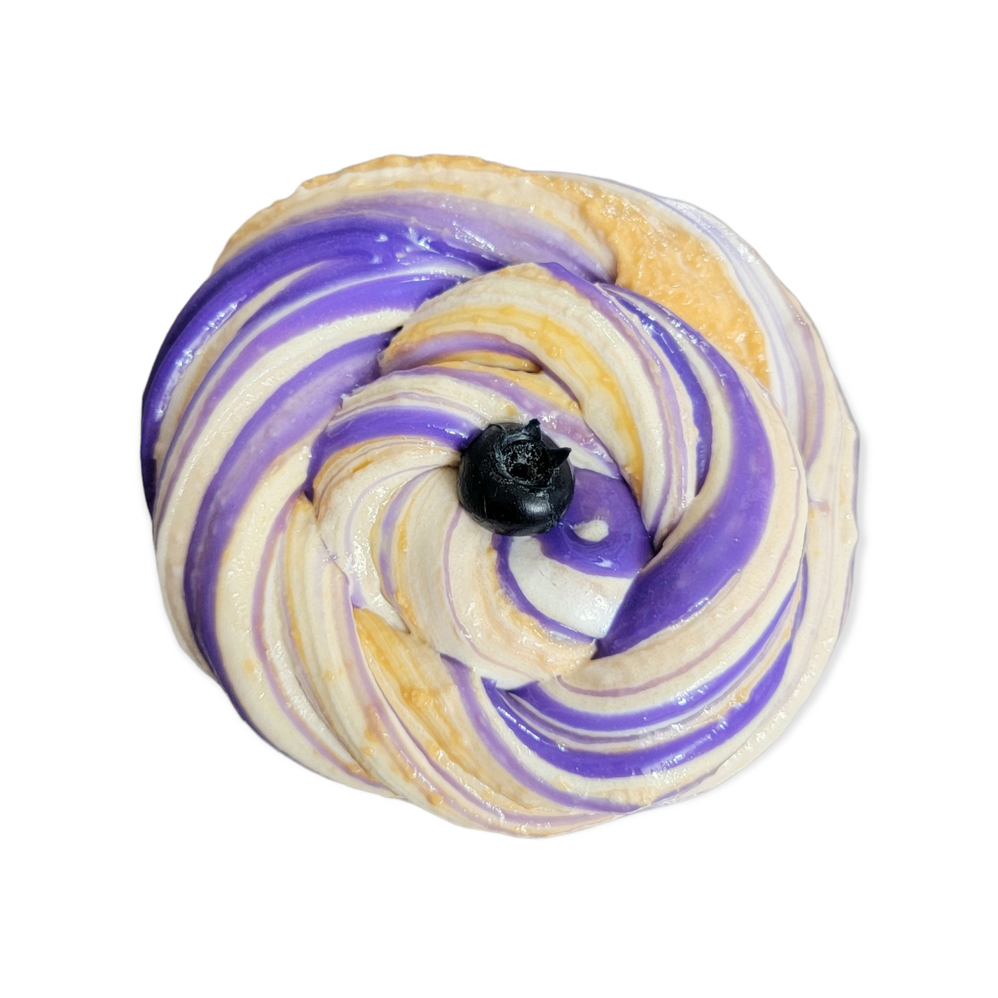 Blueberry Cheesecake Slime – Soft Butter Slime with Topping & Charm