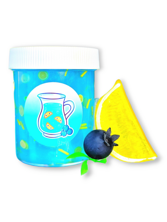 Blueberry Lemonade Handmade Clear Pigment Slime 4oz Slime by Hoshimi Slimes LLC | Hoshimi Slimes LLC