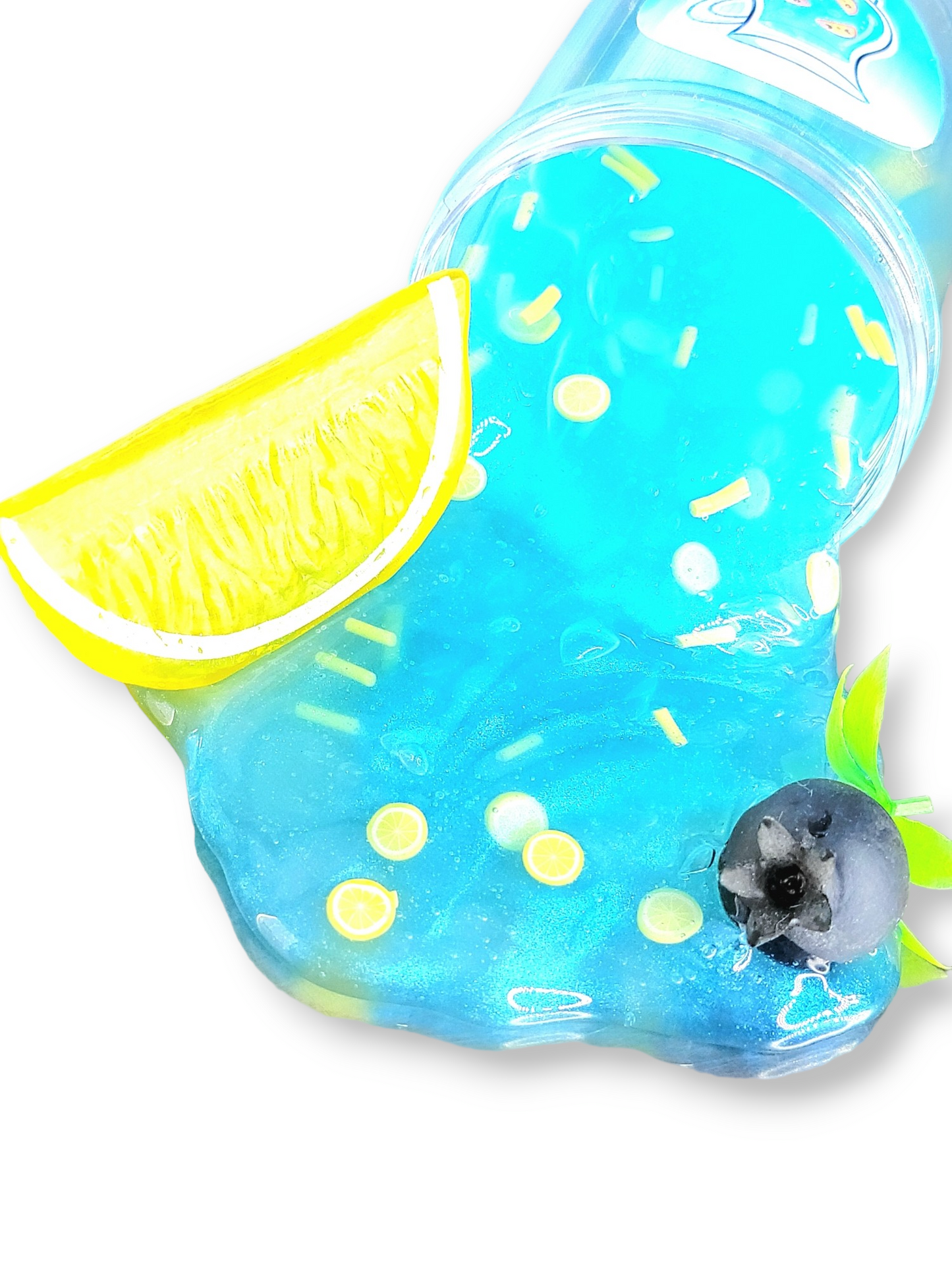 Blueberry Lemonade Handmade Clear Pigment Slime Slime by Hoshimi Slimes LLC | Hoshimi Slimes LLC