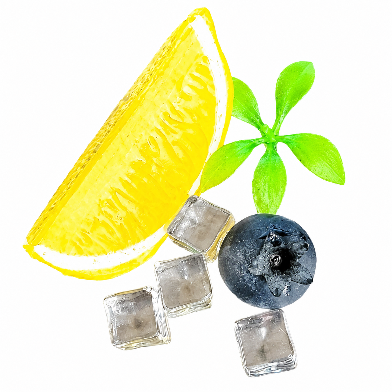 Blueberry Lemonade Slime – Clear Glossy Slime with Fruit Charms