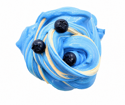 Blueberry Muffin Slime – Butter Slime with Clay Cap & Charm