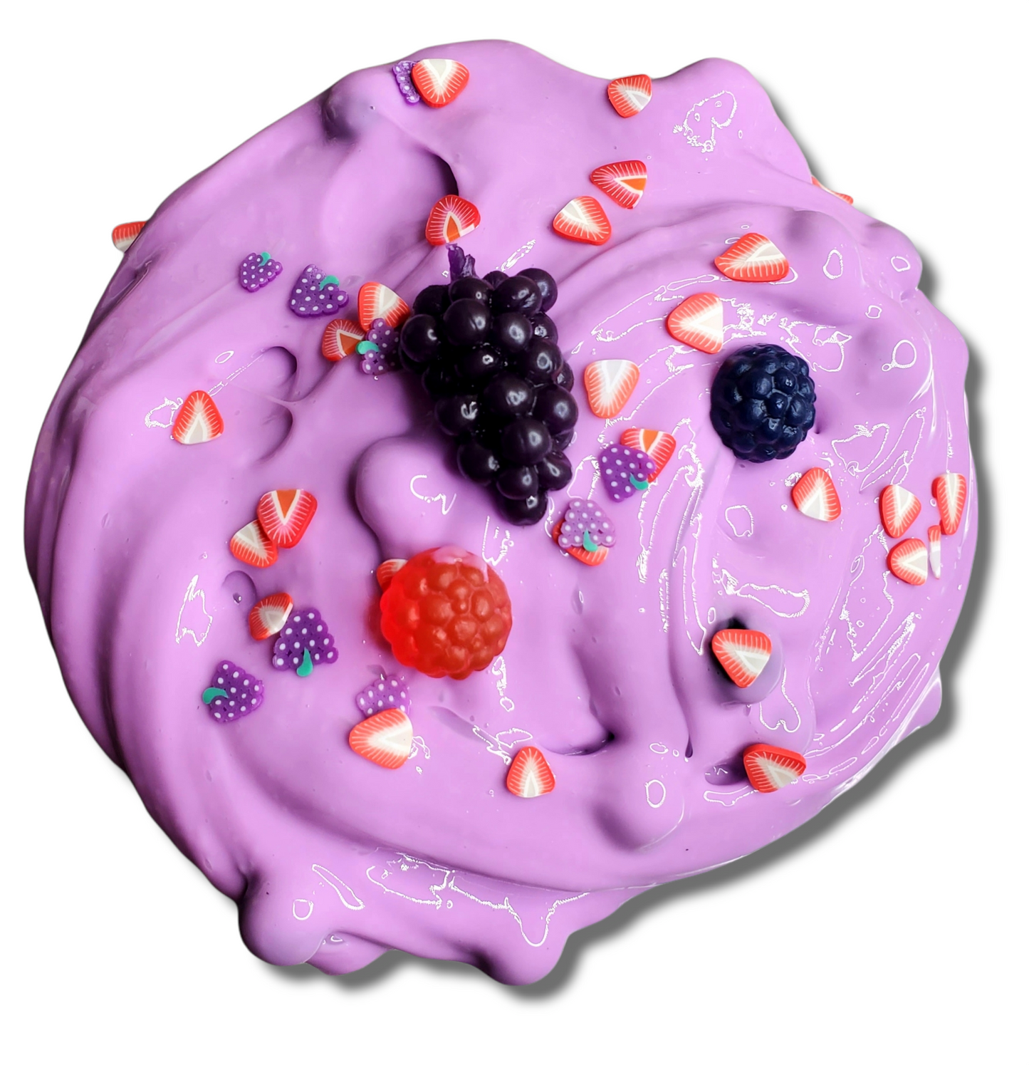 BOO Berry Boba Handmade Thick n Glossy Scented Slime Halloween 8oz Slime by Hoshimi Slimes LLC | Hoshimi Slimes LLC