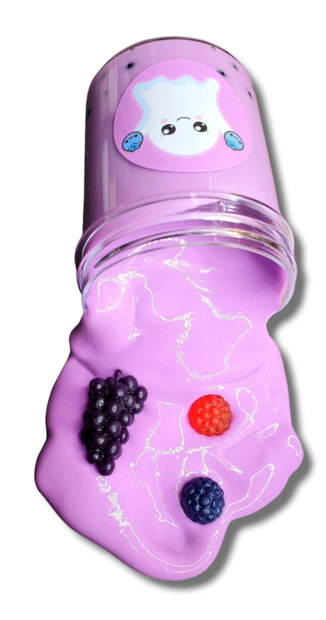 BOO Berry Boba Handmade Thick n Glossy Scented Slime Halloween Slime by Hoshimi Slimes LLC | Hoshimi Slimes LLC