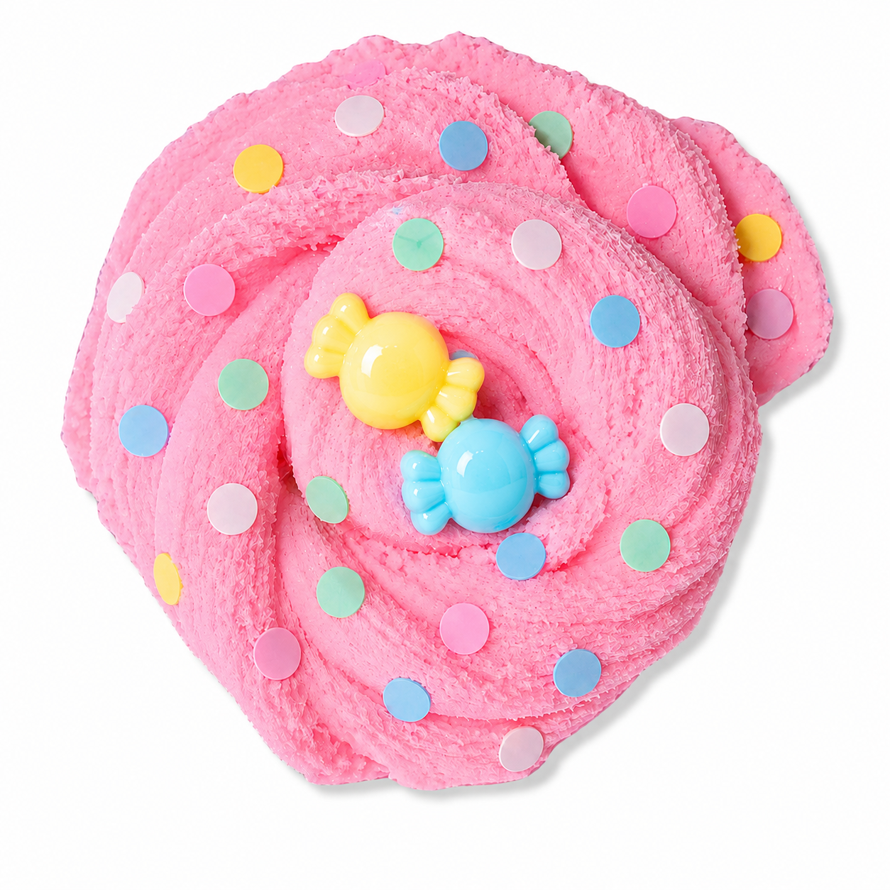 Bubblegum Cloud Slime – Fluffy Slime with Charm
