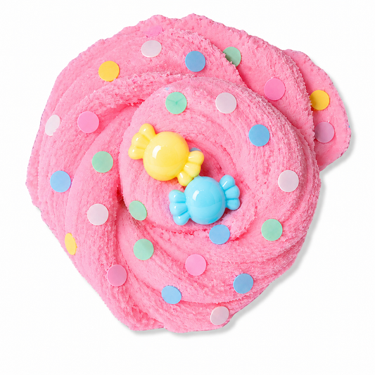 Bubblegum Cloud Slime – Fluffy Slime with Charm