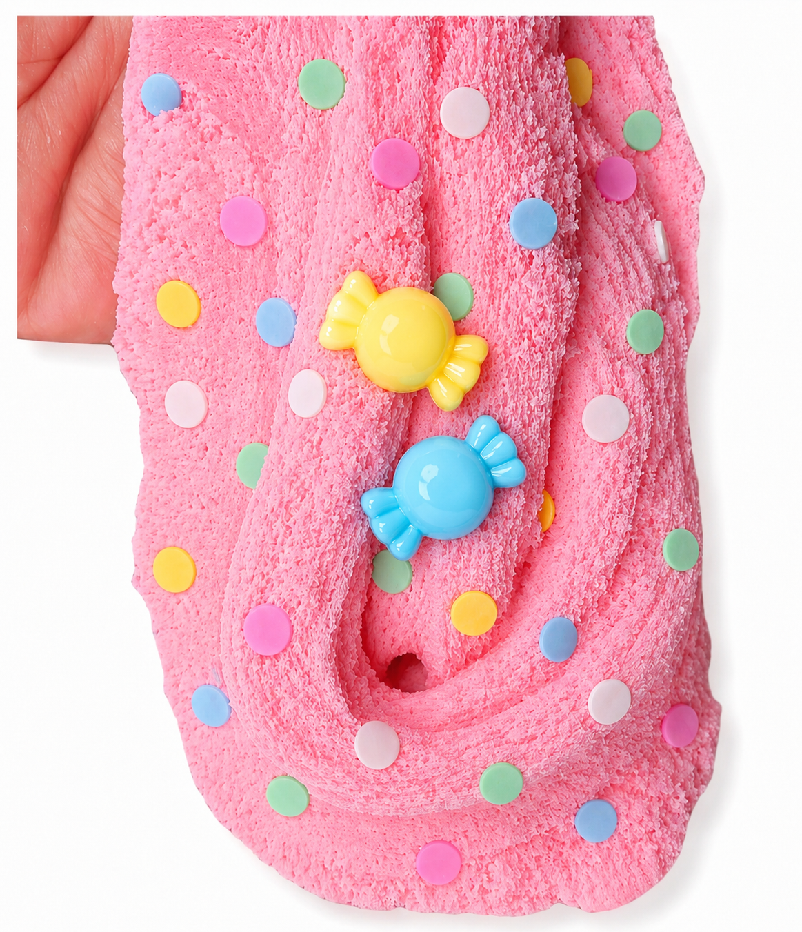 Bubblegum Cloud Slime – Fluffy Slime with Charm