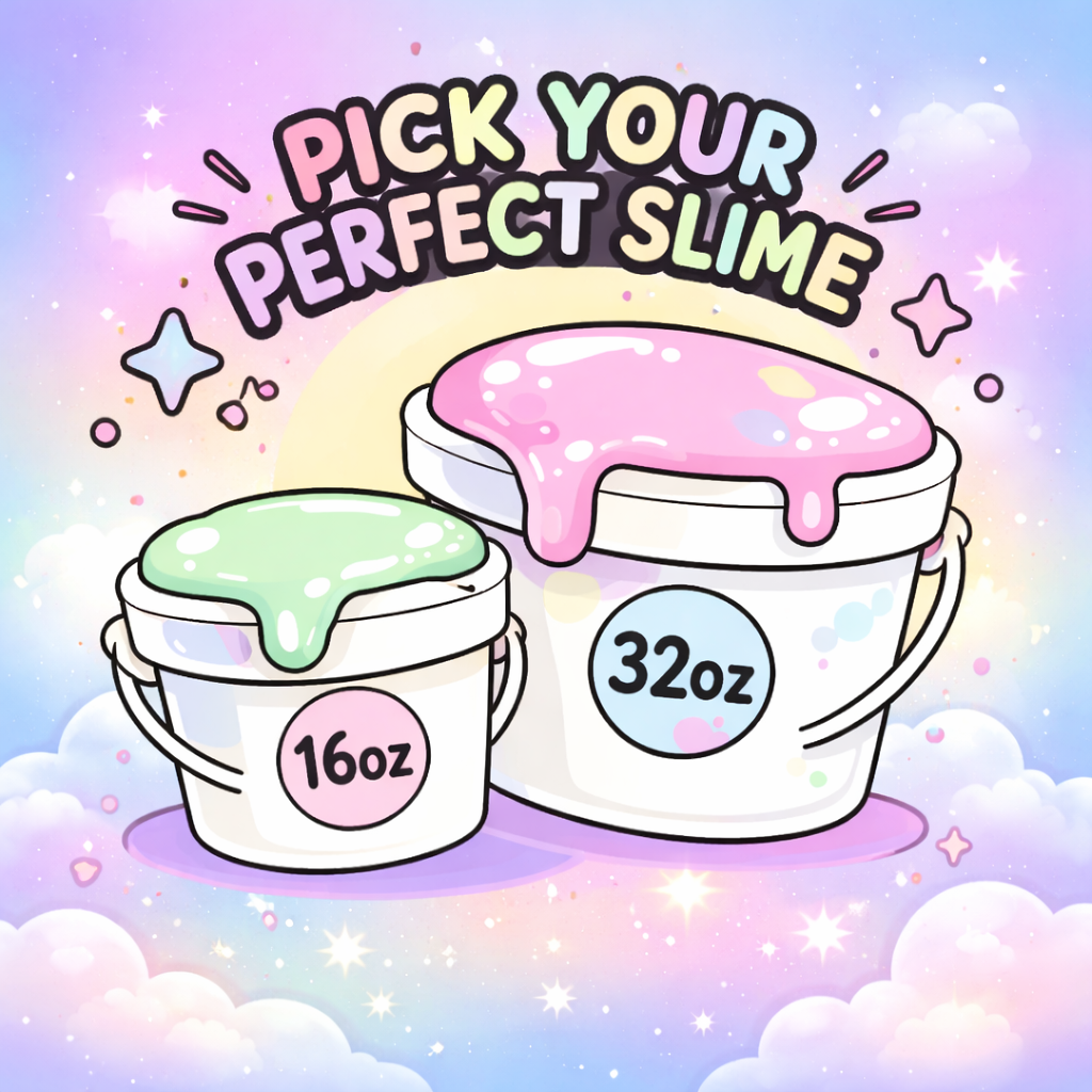 Bulk Slime Buckets – Choose Your Slime  16oz or 32oz