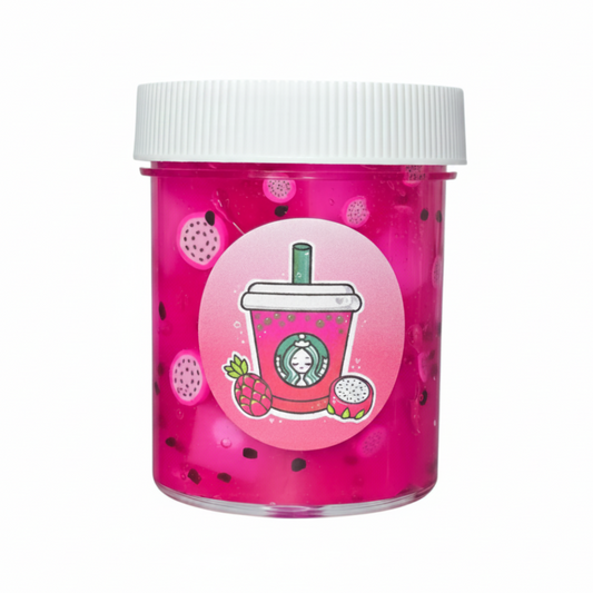 Dragon Drink Slime – Clear Jelly Cube Slime Mix Berry Scented