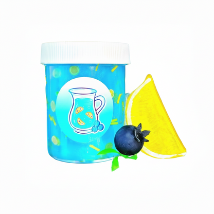 Blueberry Lemonade Handmade Clear Pigment Slime 4oz Slime by Hoshimi Slimes LLC | Hoshimi Slimes LLC