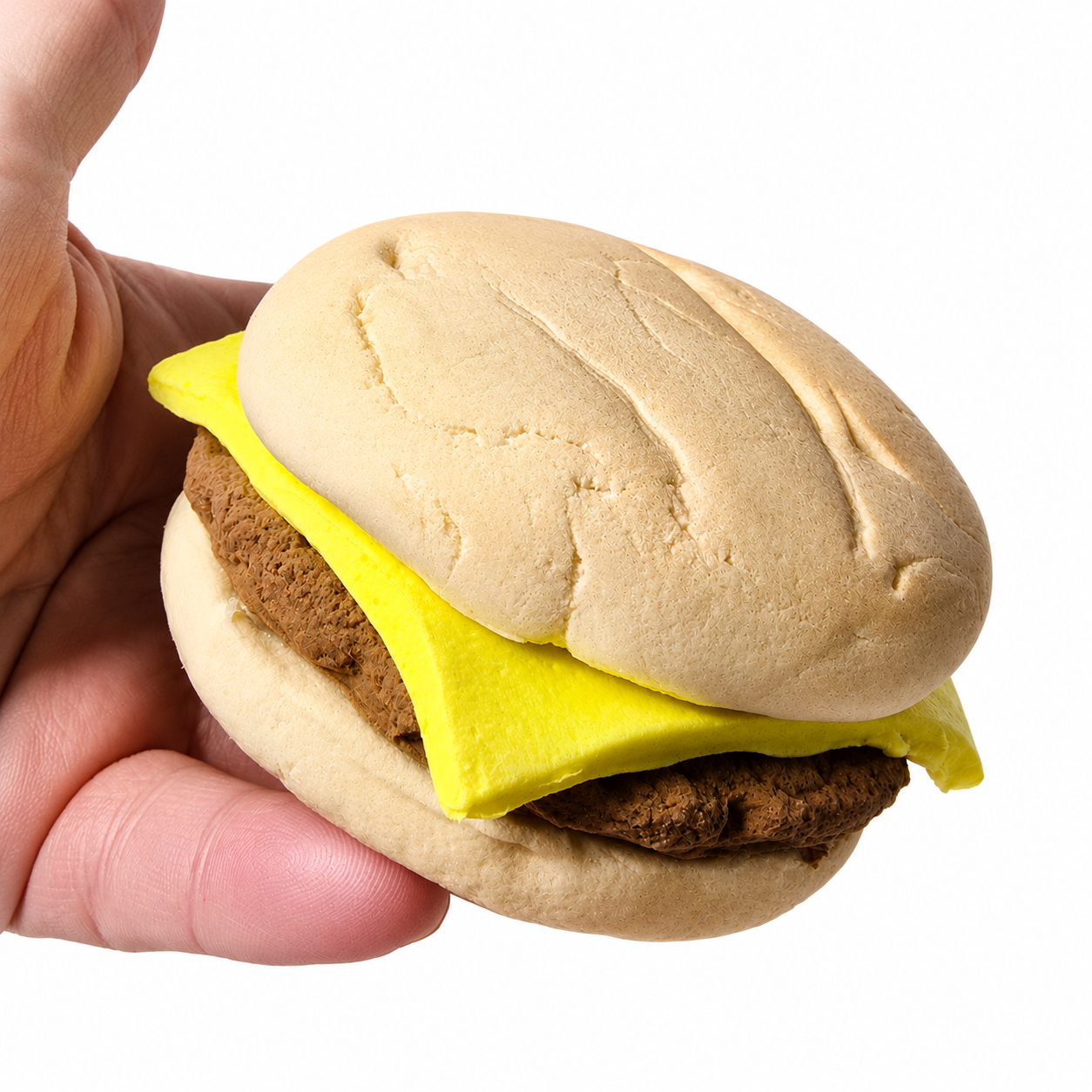 Burger Slime Kit – DIY Fast Food Slime Set with Clay & Toppings