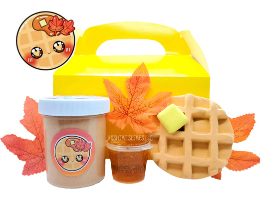 Buttery Vanilla Maple Waffle DIY Scented Handmade Slime Kit Slime by Hoshimi Slimes LLC | Hoshimi Slimes LLC