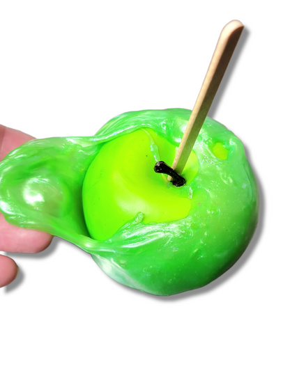 Carmel & Green Candy Apple DIY Handmade Slime Kit Slime by Hoshimi Slimes LLC | Hoshimi Slimes LLC