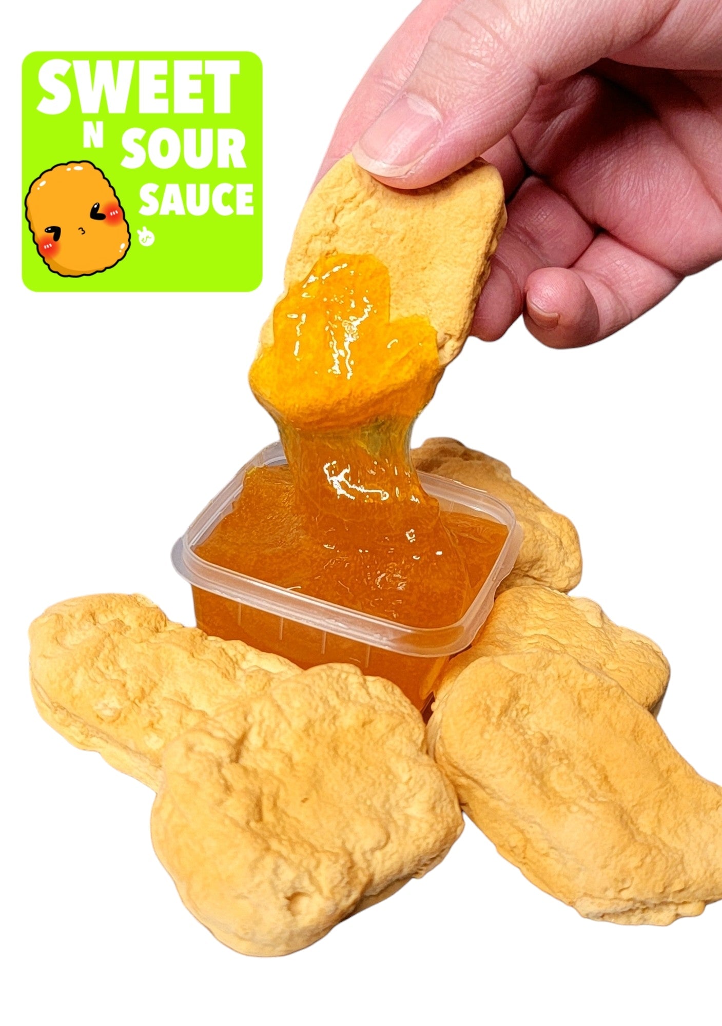 Chicken Nugget DIY Handmade Scented Slime Kit Slime by Hoshimi Slimes LLC | Hoshimi Slimes LLC