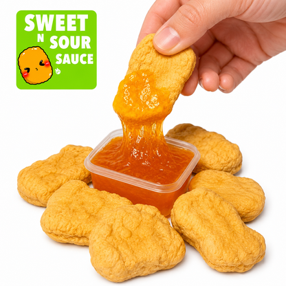 Chicken Nugget Slime Kit – 6pc DIY Butter Slime Set with Clay