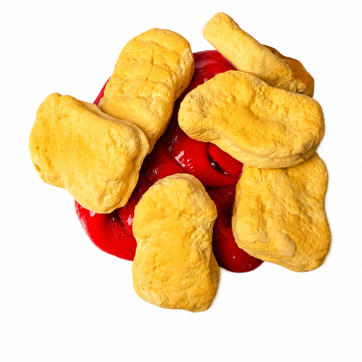 Chicken Nugget Slime Kit – 6pc DIY Butter Slime Set with Clay