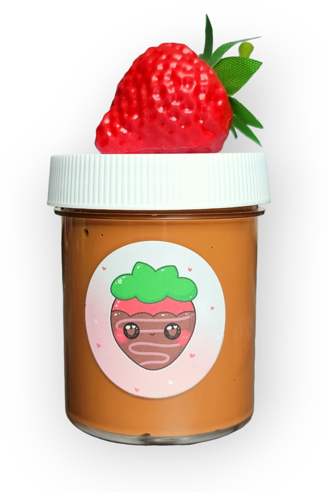 Chocolate Covered Strawberries Handmade Thickie Slime Slime by Hoshimi Slimes LLC | Hoshimi Slimes LLC