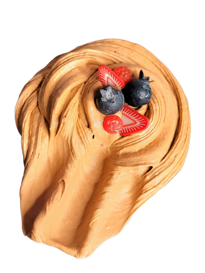 Chocolate Hazelnut Berry Toast DIY Handmade Slime Kit Slime by Hoshimi Slimes LLC | Hoshimi Slimes LLC