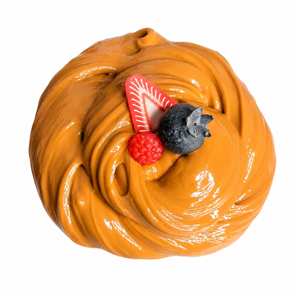 Chocolate Hazelnut Slime – Thick Glossy Slime with Charms