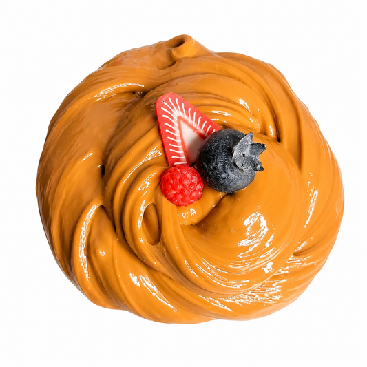 Chocolate Hazelnut Slime – Thick Glossy Slime with Charms