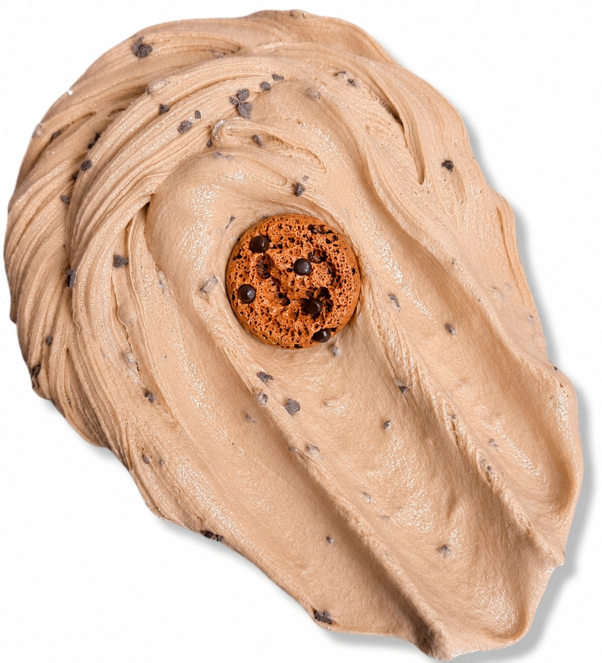 Cookie Frappe Slime – Butter Slime with Clay Cap & Chocolate Drizzle