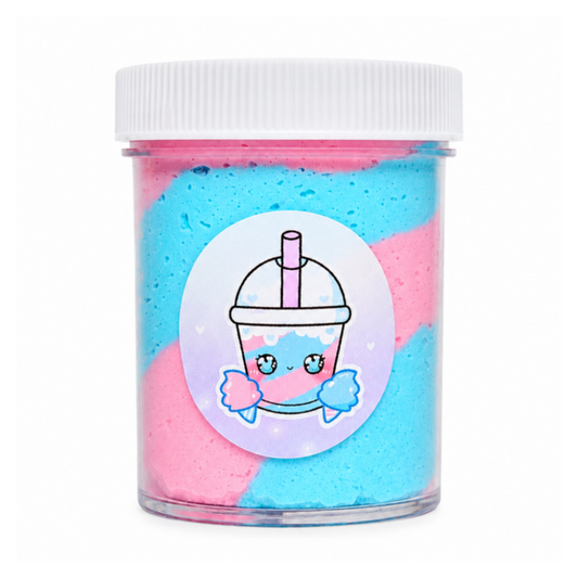 Cotton Candy Icee Slime – Crunchy Snowfizz Slime Scented