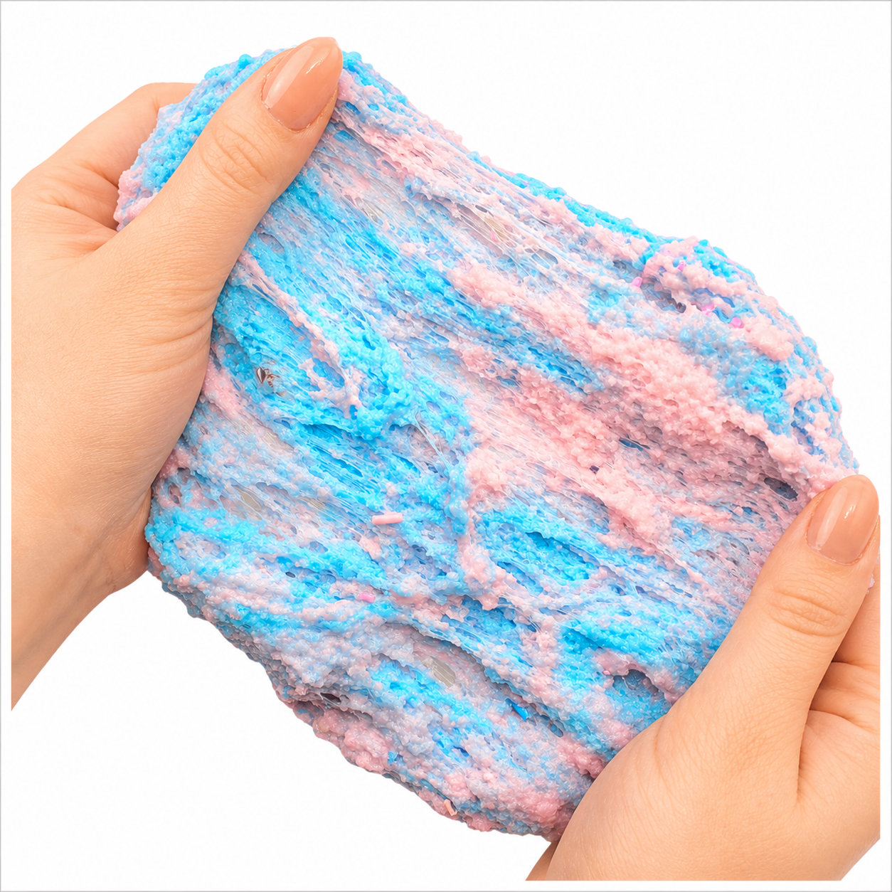 Cotton Candy Icee Slime – Crunchy Snowfizz Slime Scented