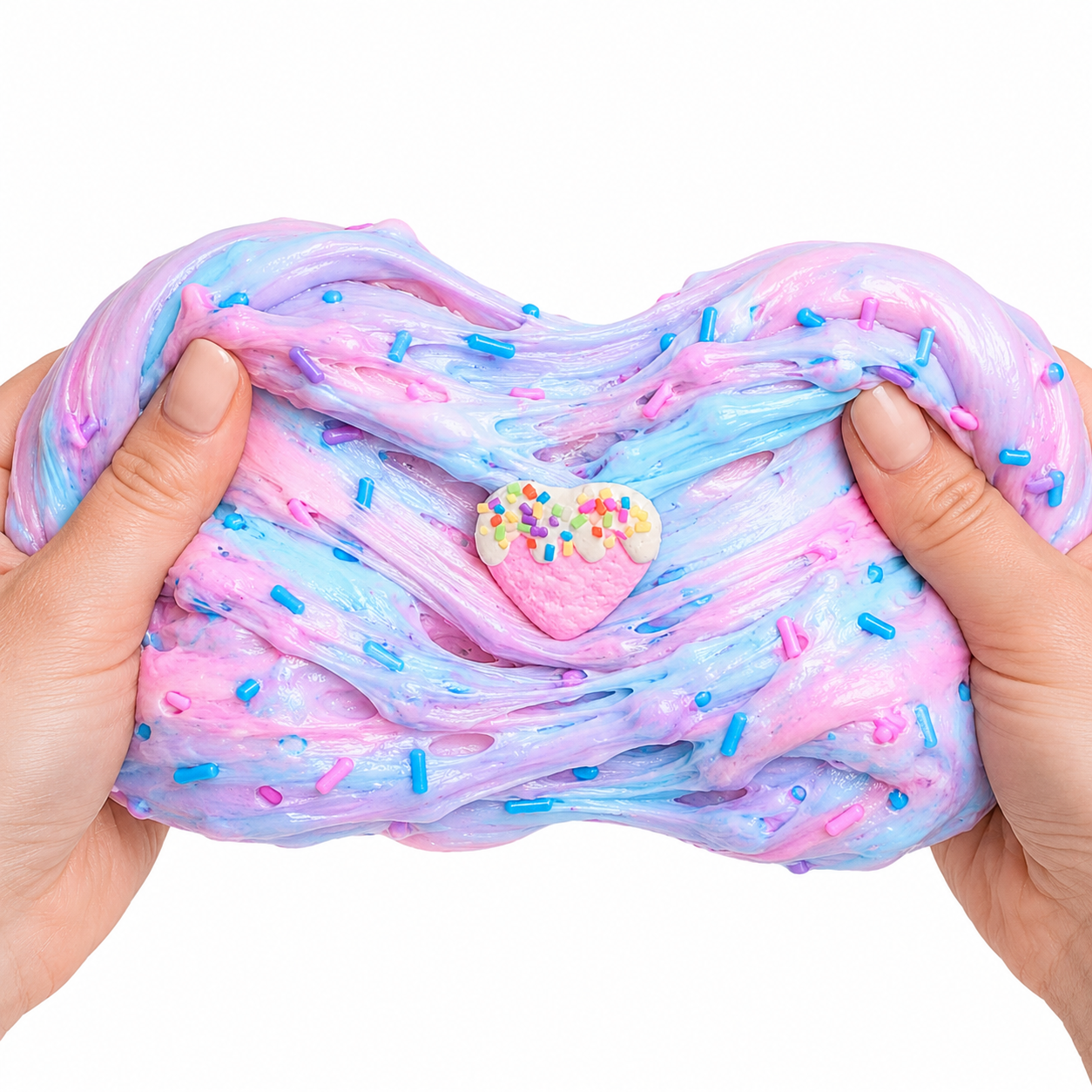 Cotton Candy Slime Kit – DIY Butter Slime with XL Clay Scoop