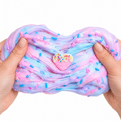 Cotton Candy Slime Kit – DIY Butter Slime with XL Clay Scoop
