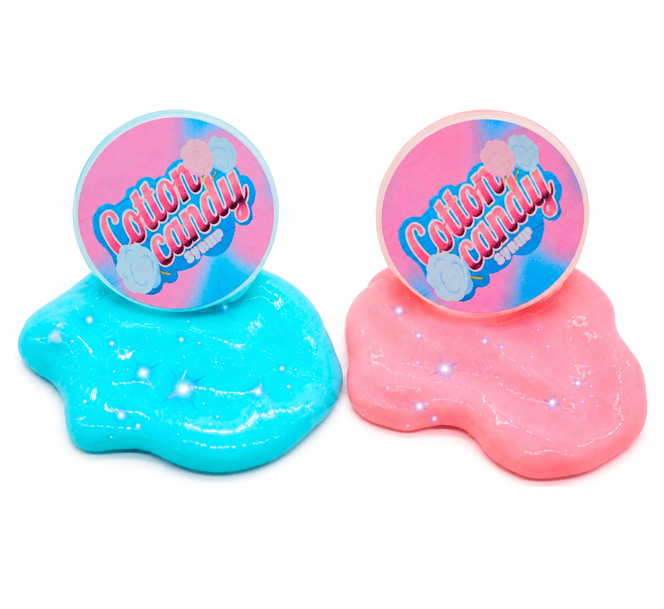 Cotton Candy Waffle Slime Kit – DIY Cloud Slime with Clay & Toppings