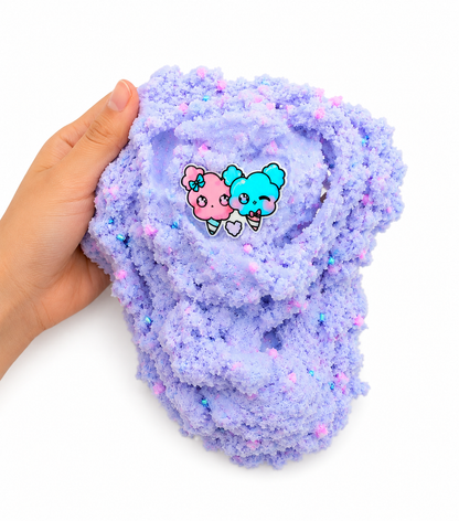 Cotton Candy Waffle Slime Kit – DIY Cloud Slime with Clay & Toppings