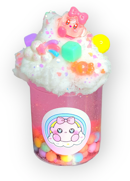 Kirbys Candyland Handmade Clear Slime Slime by Hoshimi Slimes LLC | Hoshimi Slimes LLC