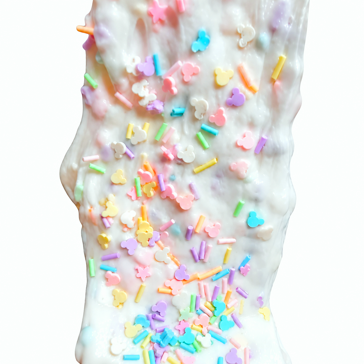 Cute Mouse Birthday Cake Slime – Butter Slime with Charm