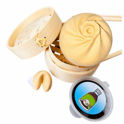 Dim Sum Slime Kit – DIY Bao Slime with Clay & Toppings