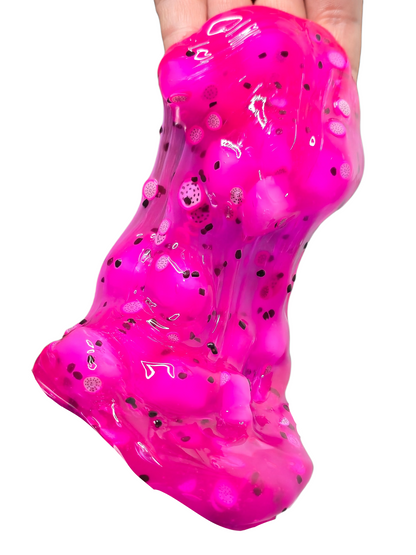 Dragon Drink Slime – Clear Jelly Cube Slime Mix Berry Scented