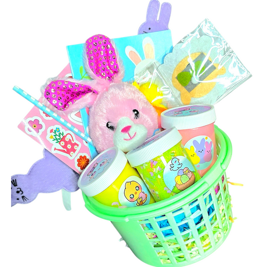 Easter Slime Gift Set – 3 Handmade Slimes, Plush & Crafts (Limited)