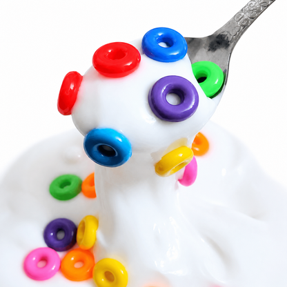 Fruity Cereal Milk Slime – Thick Glossy Slime with Charms