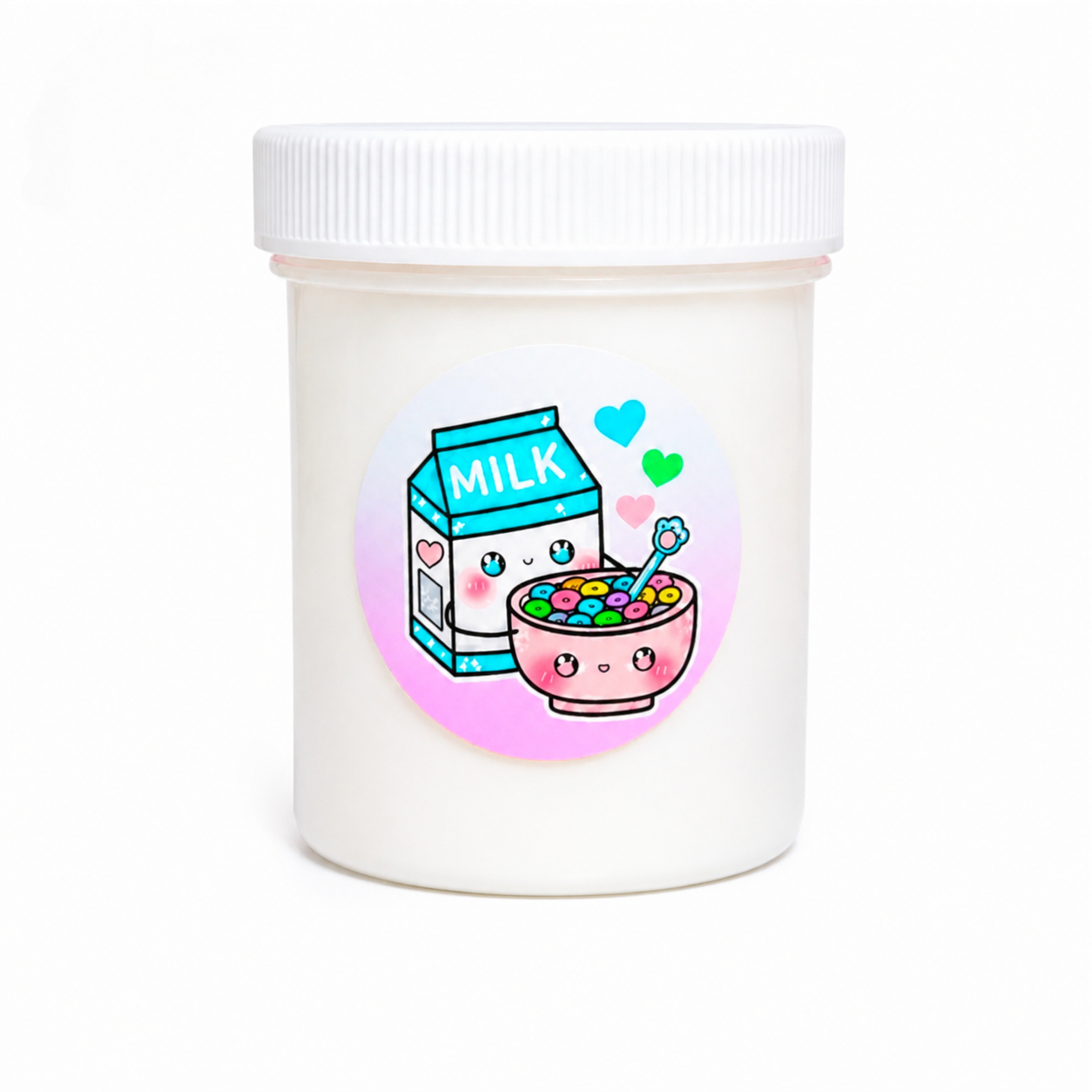 Fruity Cereal Milk Slime – Thick Glossy Slime with Charms