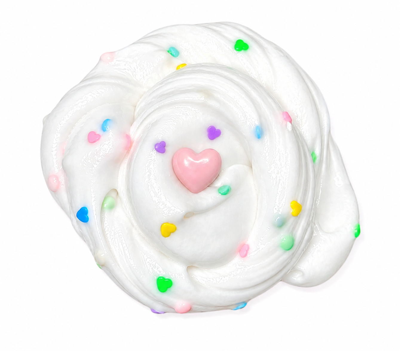 Kawaii Cream Puff Slime – Butter Slime with Cookie Charm