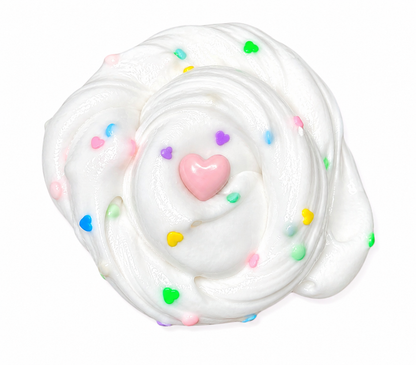 Kawaii Cream Puff Slime – Butter Slime with Cookie Charm