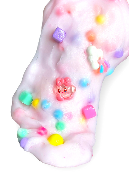 Kirbys Candyland Handmade Clear Slime 34oz Slime by Hoshimi Slimes LLC | Hoshimi Slimes LLC