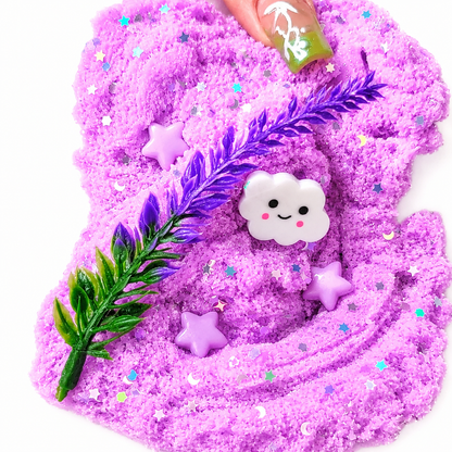 Lavender Dreams Cloud Slime – Fluffy Scented Slime with Charms