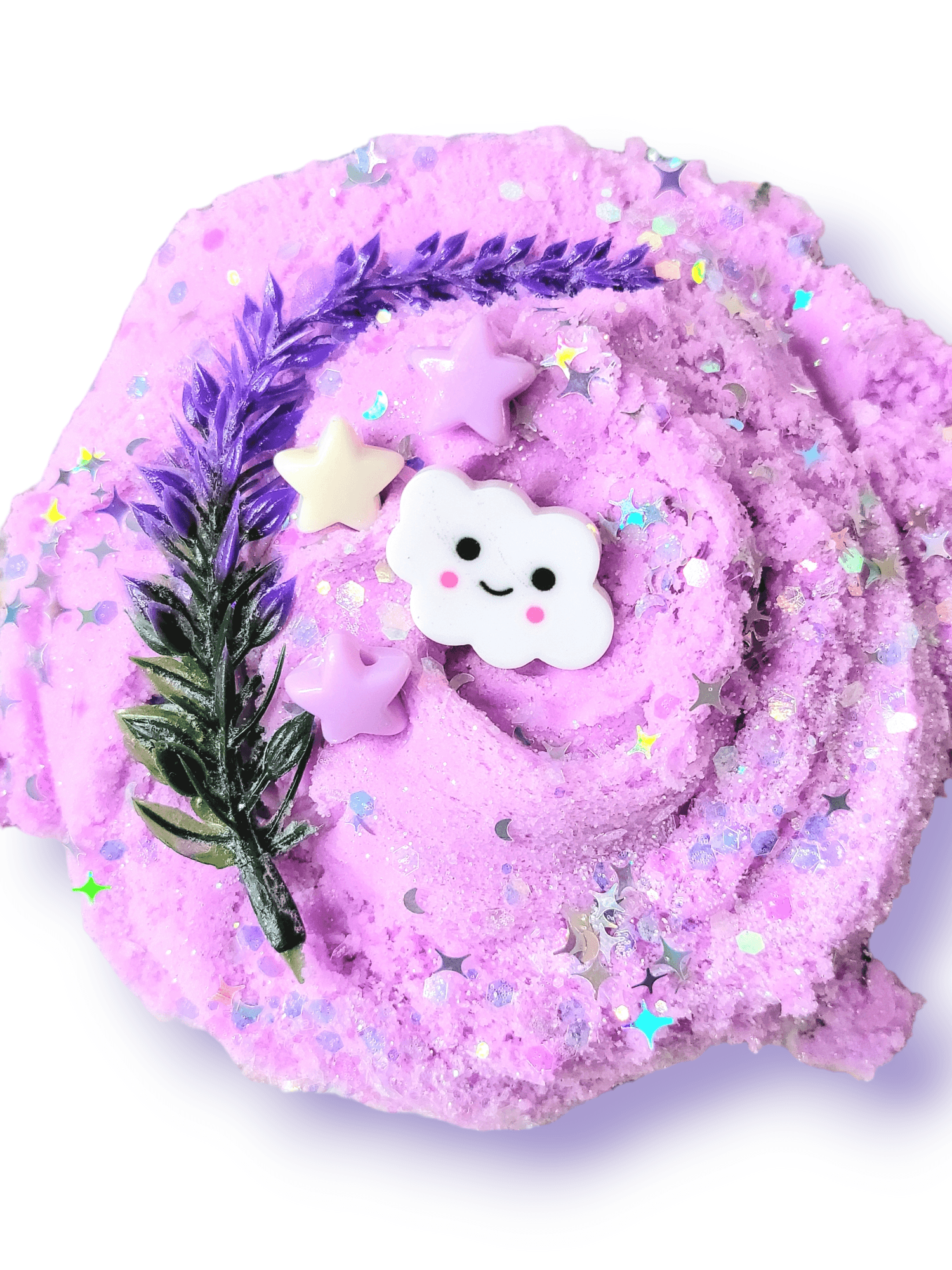 Lavender Dreams Handmade Scented Cloud Slime 8oz Slime by Hoshimi Slimes LLC | Hoshimi Slimes LLC